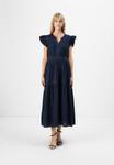 Платье YAS YASCATHRINE LONG DRESS, Navy Blazer/Dark Blue - фото