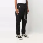 Повседневные брюки мужские черные Rick Owens, черный - фото 4
