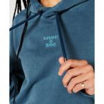 Худи Superdry Code Cl Garment Dye Os, синий - фото 3