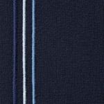 Свитер Supreme Stripe Zip Up Polo Sweater, Navy - фото 2