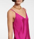 Платье-комбинация миди Poppy Velvet, Raspberry - фото 4