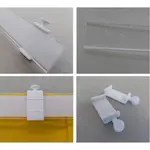 Штора-шарнир Bray, на панельной каретке, 1 шт. Wirth, Rosé - фото 8