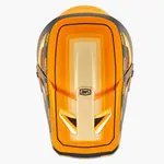 Шлем 100percent Status downhill, оранжевый - фото 4