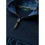 Толстовка Hackett Heritage No.1 half zip, синий - фото 9