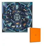 HERMES Шёлковый шарф, Marine Blue - фото