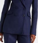 Шелковый блейзер Стефани Gabriela Hearst, темно-синий - фото 6