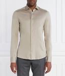 Рубашка мужская Stenströms приталенная, бежевый - фото