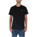 Футболка мужская Lyle & Scott хлопковая однотонная, черный - фото