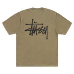 Футболка Stussy Basic Tee 'Army' - фото 2