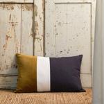 Декоративная подушка полосы 40/60 см, черный - фото 2