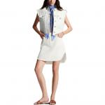 Юбка джинсовая женская белая Louis Vuitton - фото 2