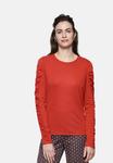 Топ Marc Cain Long sleeved top, Aurora Red/Red - фото