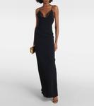 Платье с кружевной отделкой David Koma, черный - фото 2