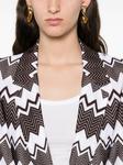 Missoni блейзер с узором зигзаг, белый - фото 5