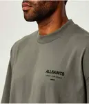 Футболка Ксандера Oversize fit All Saints, зеленый - фото 4