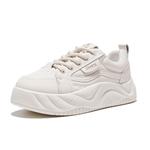 Женские скейтерские кеды Medd низкие, серо-бежевые - фото 5