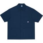 Рубашка унисекс UNDEFEATED, синий - фото