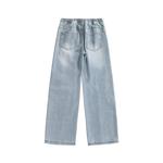 Джинсы унисекс JCUI, Винтажный синий - фото 19