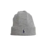 Шапка с логотипом Polo Ralph Lauren, серый - фото