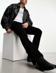 Черные расклешенные джинсы стрейч ASOS DESIGN - фото 2