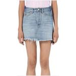 Marcelo Burlon Женские джинсовые шорты светло-голубые - фото 4