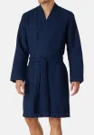 Халат Schiesser, Dunkelblau - фото