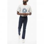 Синие хлопковые брюки Corneliani, Blue - фото 4