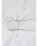 Рубашка Reynolds с оригинальными манжетами из поплина, современный крой. Robert Talbott, белый - фото 4