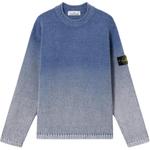 Свитер с омбре-эффектом STONE ISLAND, синий - фото