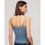 Блуза Superdry Essential Lace Trim, синий - фото 2