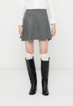 Юбка ONLY ONLCOCO LIFE SKATER SKIRT, Medium Grey/Mottled Grey - фото