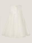 Платье Baby Duchess без рукавов из тюля с бисером Monsoon, Ivory - фото 3