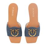 Шлепанцы Denim Flat Slippers Pinko, синий - фото 4