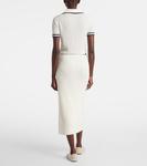 Укороченная поло из букле Simkhai, Ivory Multi - фото 3