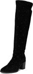 Ботинки Lucky Brand Women's Borah Studded Knee High Boots, Black - фото 7