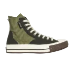 Кроссовки Converse Slam Jam x Chuck 70 Hiker 'Capulet Olive', зеленый - фото