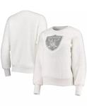 Белый женский пуловер с капюшоном Las Vegas Raiders Milestone Tracker Touch - фото 3