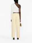 Jil Sander regular butter wool trousers, желтый - фото 4