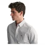 Рубашка Gant Slim Oxford Banker Stripe, белый - фото 4