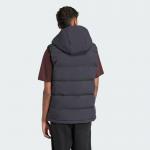 Жилет Adidas Helionic CLIMAWARM Hooded Down Vest, черный - фото 2