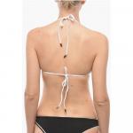 Треугольный бикини-топ с логотипом Karl Lagerfeld, White - фото 3