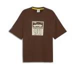 Футболка Porsche Design PL Statement Graphic Tee мужская tan PUMA, Tan - фото
