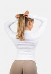 Топ SQUATPROOF EVE SEAMLESS HALF ZIP, White - фото 3