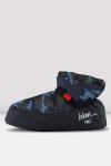 Ботинки Bloch womens Ankle Warm Up Boot Slipper, Blue Camo Print - фото 6