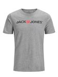 Футболка JACK & JONES, пестрый серый - фото