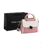 Pink·Land Женская сумка через плечо, Черно-белый - фото 2