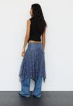 Юбка PULL&BEAR ASYMMETRIC MIDI, Dark Blue - фото 4