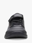 Детские кожаные туфли Steggy Stride Clarks, Black Leather - фото 3