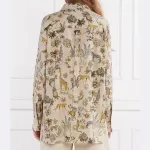 Льняная рубашка оверсайз Riani, бежевый - фото 2