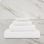 Полотенце Frette однотонное с логотипом 30x30, белый - фото 2